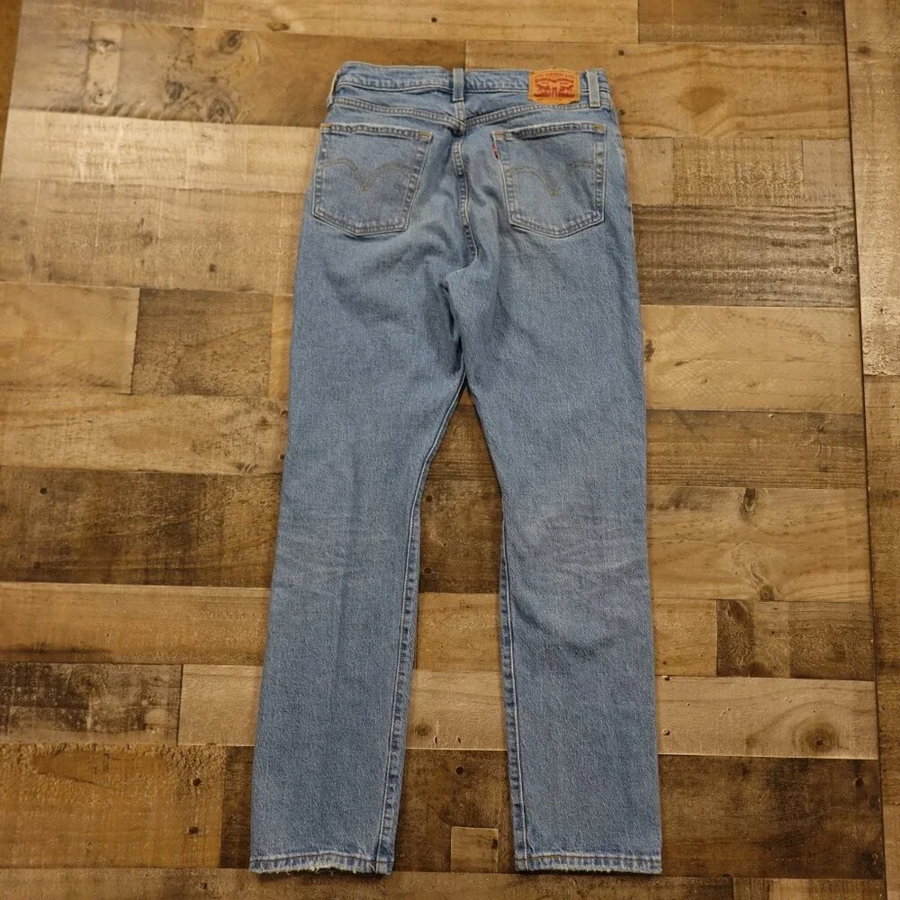 Levi’s 501 Original Fit Jeans Men’s W29 L30 Light‎ Wash Button Fly Denim